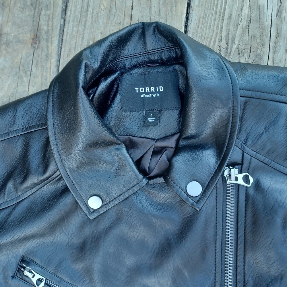 Torrid Leather Jacket - Picture 3 of 8